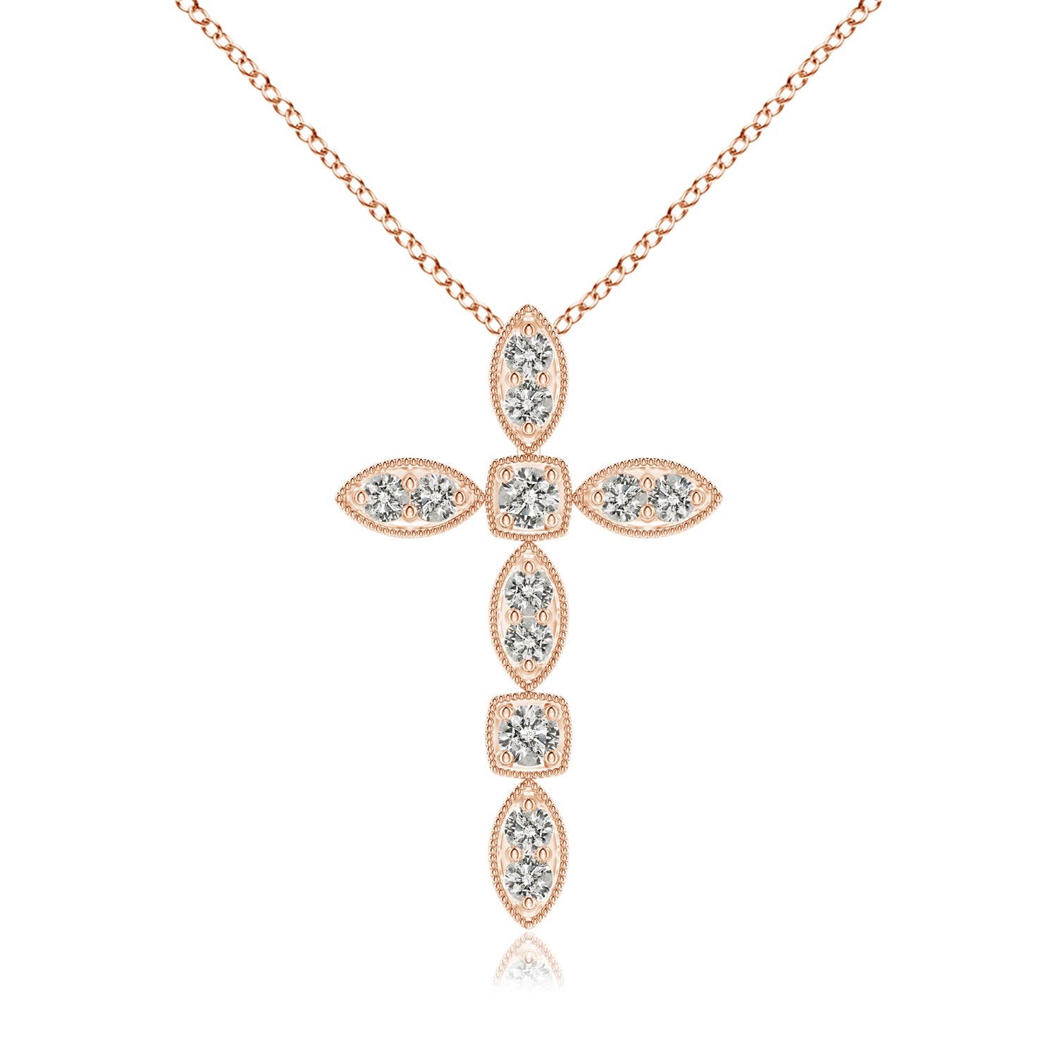 K, I3 / 0.16 CT / 14 KT Rose Gold