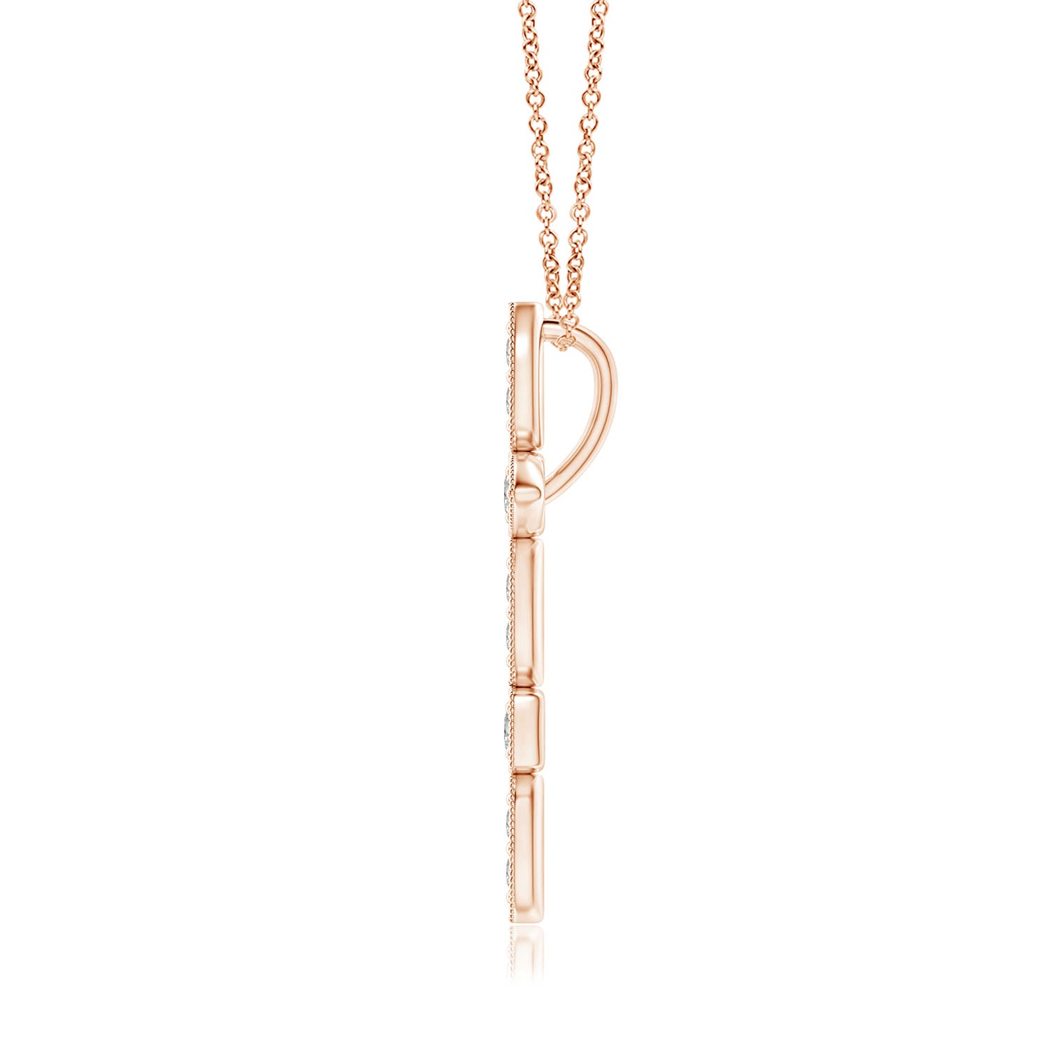 K, I3 / 0.16 CT / 14 KT Rose Gold