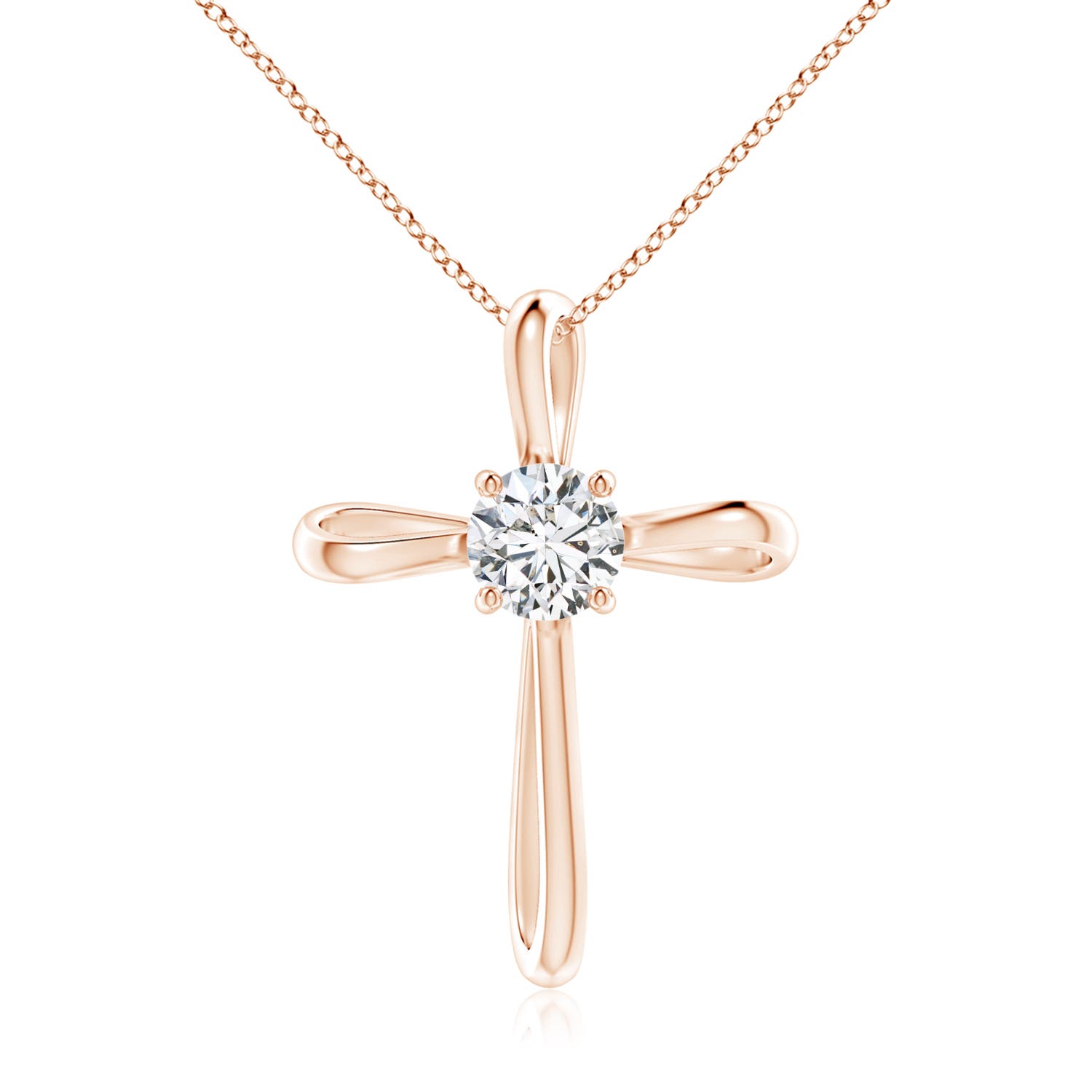 H, SI2 / 1 CT / 18 KT Rose Gold