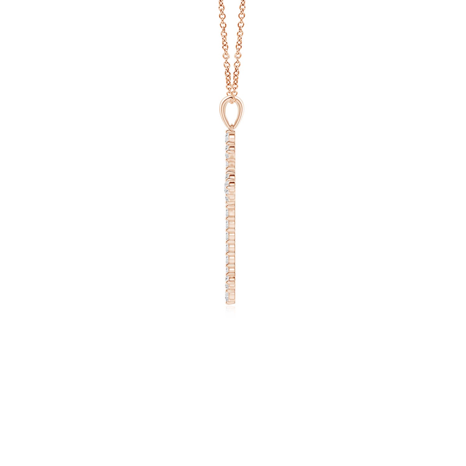 H, SI2 / 0.51 CT / 14 KT Rose Gold