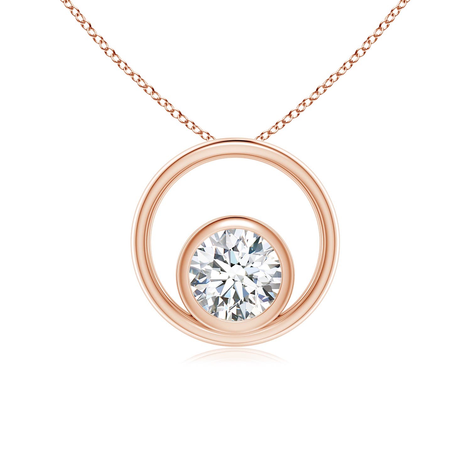 F-G, VS / 0.33 CT / 14 KT Rose Gold