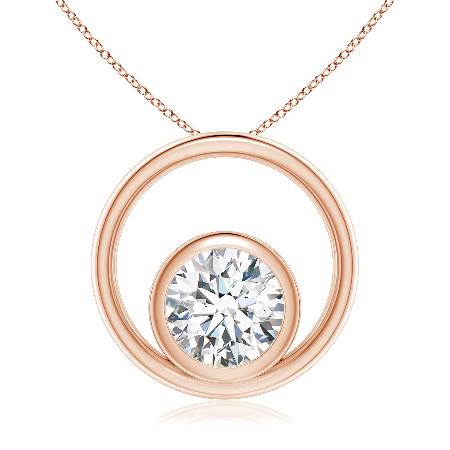 F-G, VS / 0.75 CT / 14 KT Rose Gold