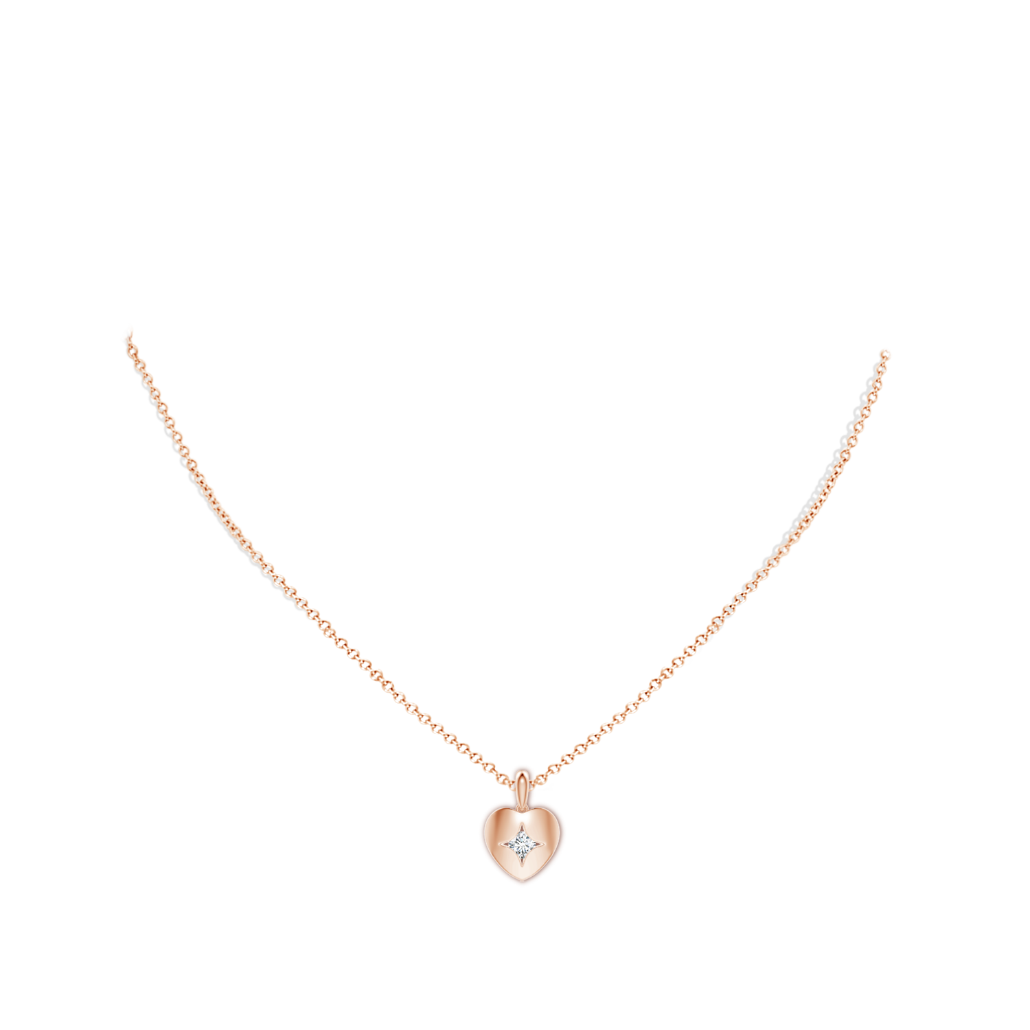 G, VS2 / 0.33 CT / 14 KT Rose Gold