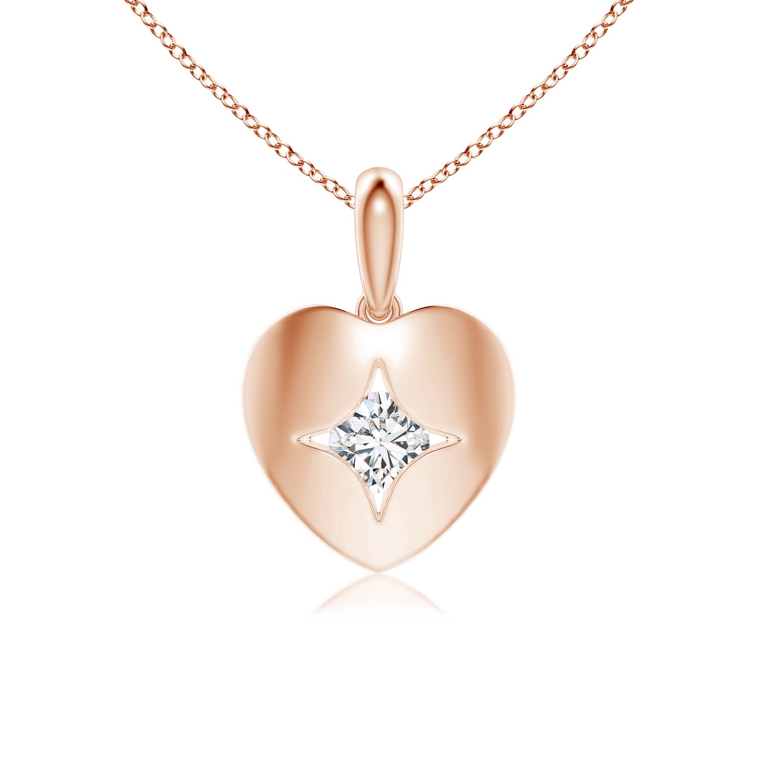 H, SI2 / 0.33 CT / 14 KT Rose Gold