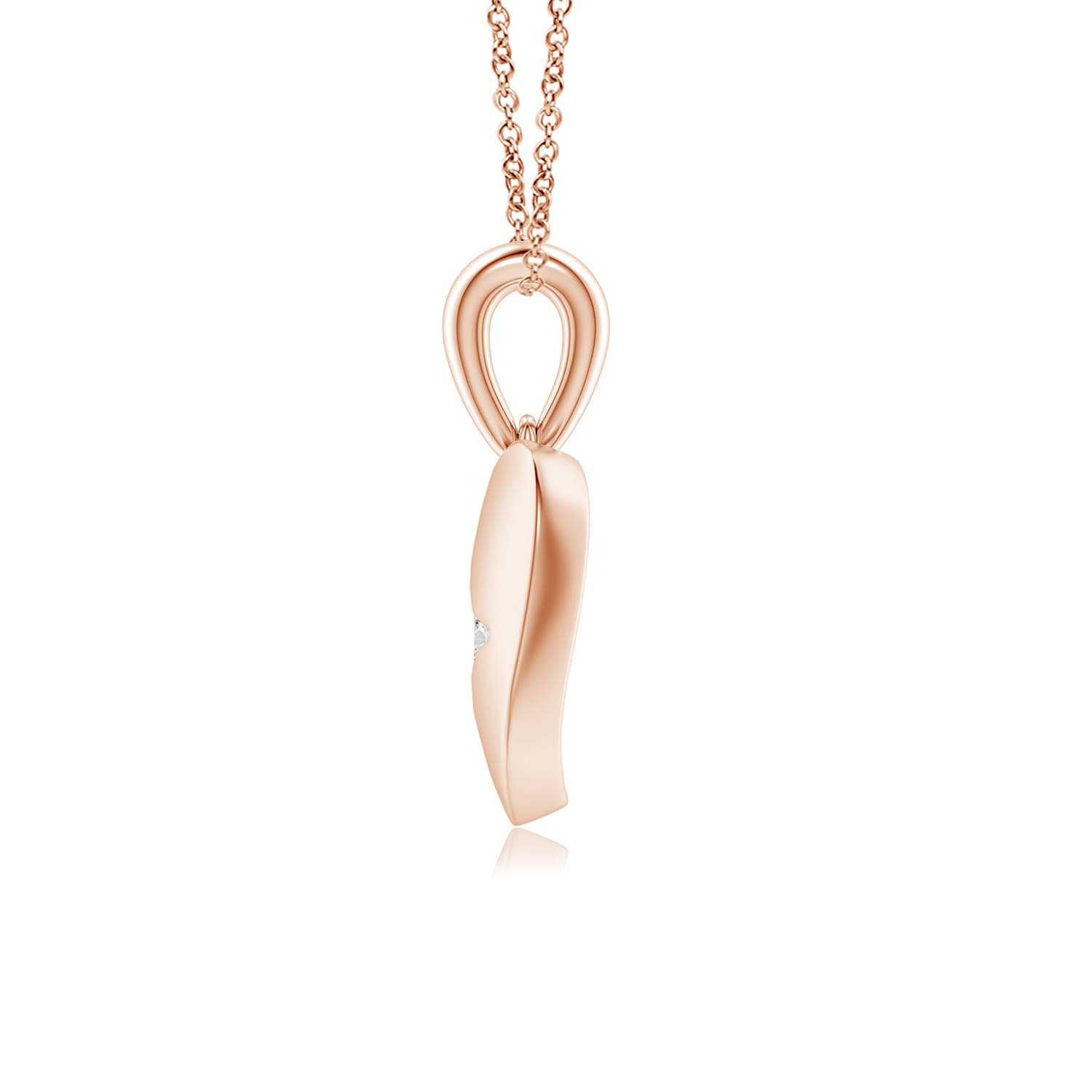 H, SI2 / 0.33 CT / 14 KT Rose Gold