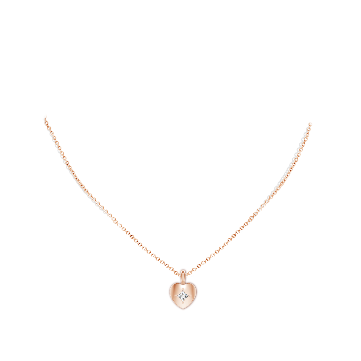 H, SI2 / 0.33 CT / 14 KT Rose Gold