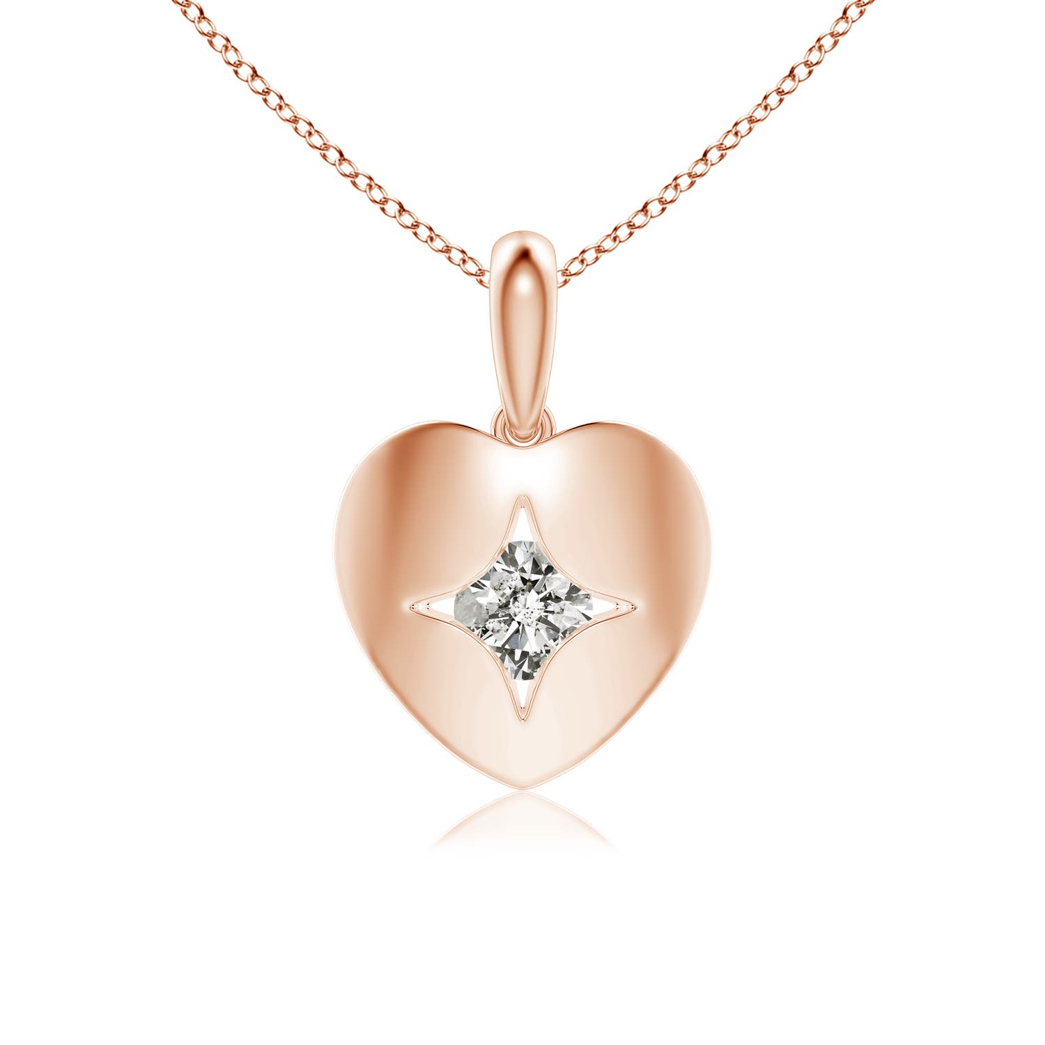 K, I3 / 0.33 CT / 14 KT Rose Gold