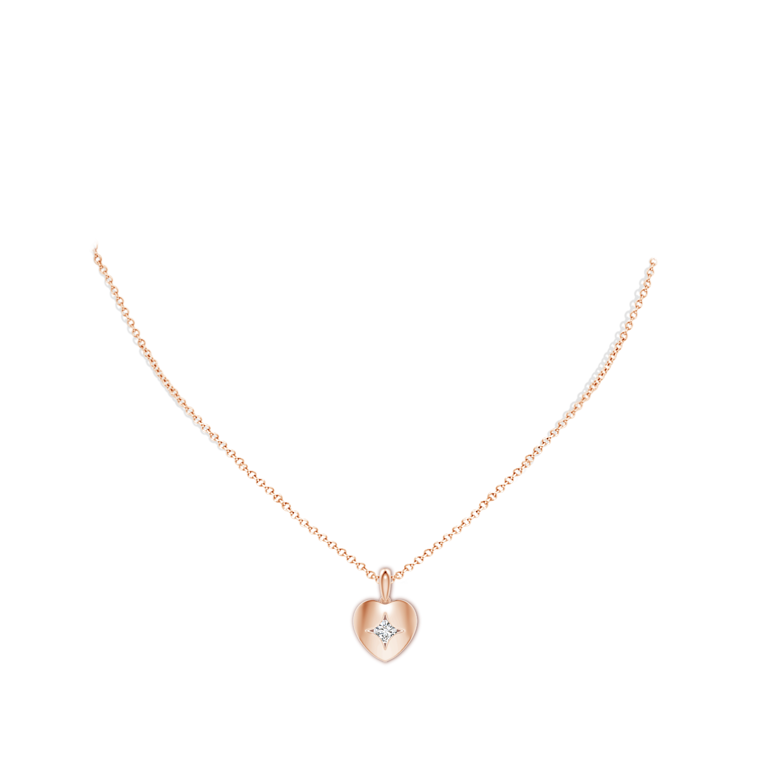 H, SI2 / 0.39 CT / 14 KT Rose Gold