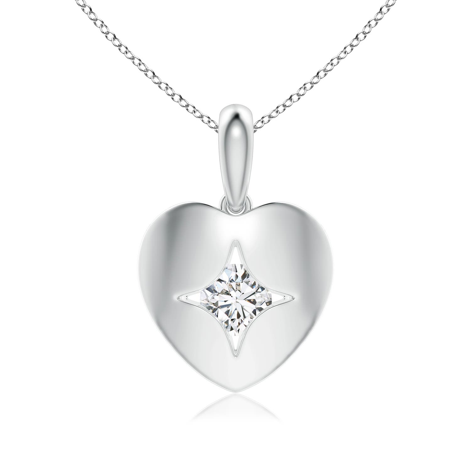 H, SI2 / 0.39 CT / 14 KT White Gold