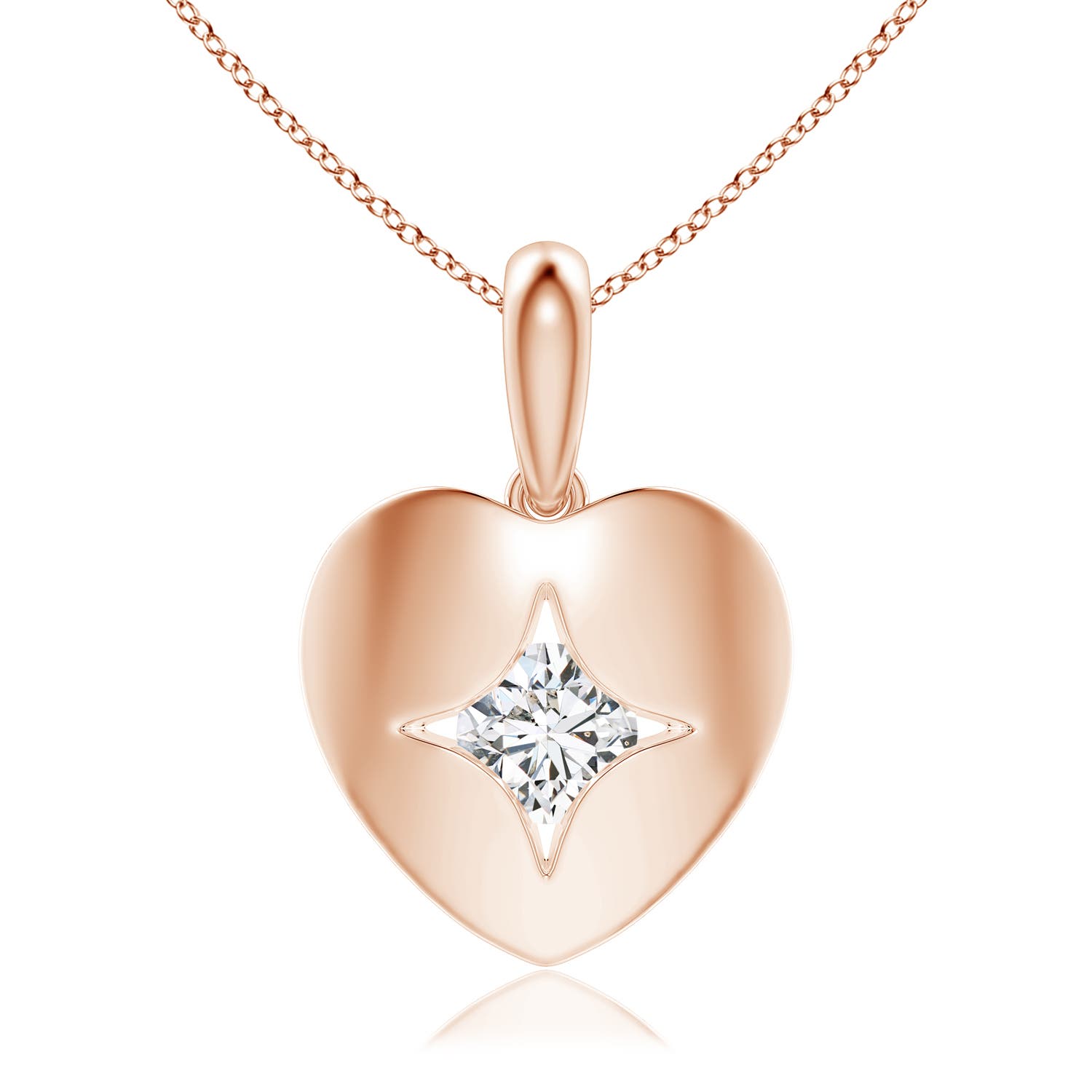 H, SI2 / 0.5 CT / 14 KT Rose Gold