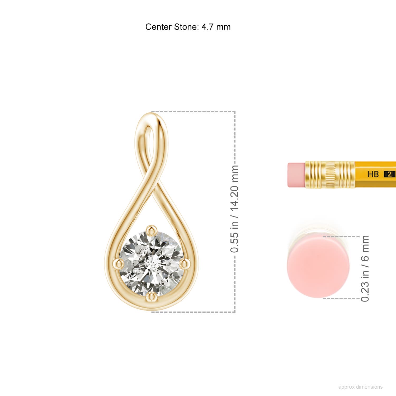 KI3 / 0.39 CT / 14 KT Yellow Gold