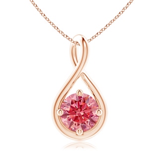 Round Fancy Intense, VS2 Pink Diamond