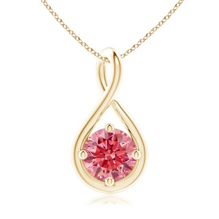 Round Fancy Intense, VS2 Pink Diamond