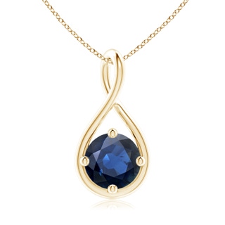 Round AA Blue Sapphire