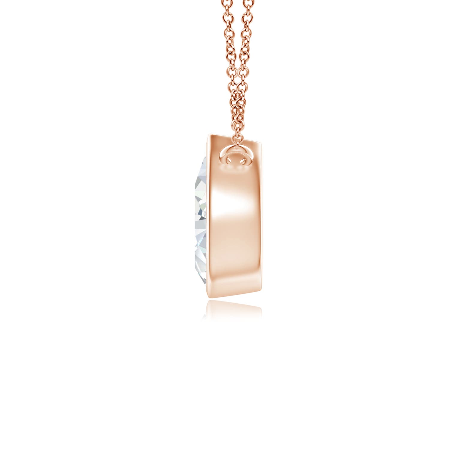 G, VS2 / 0.1 CT / 14 KT Rose Gold