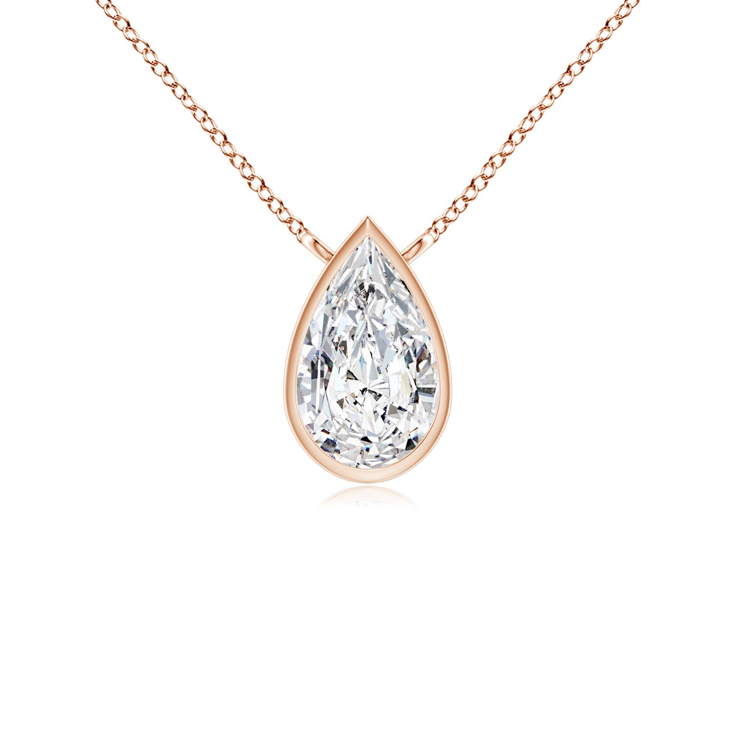 H, SI2 / 0.1 CT / 14 KT Rose Gold