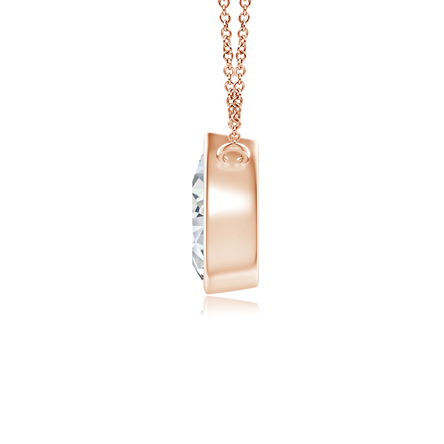 H, SI2 / 0.1 CT / 14 KT Rose Gold