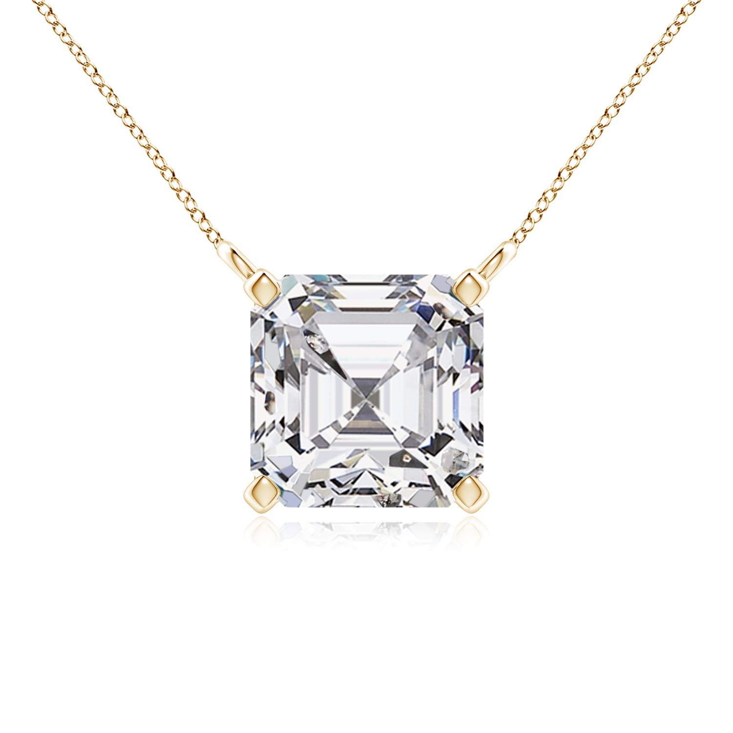 H, SI2 / 3 CT / 14 KT Yellow Gold