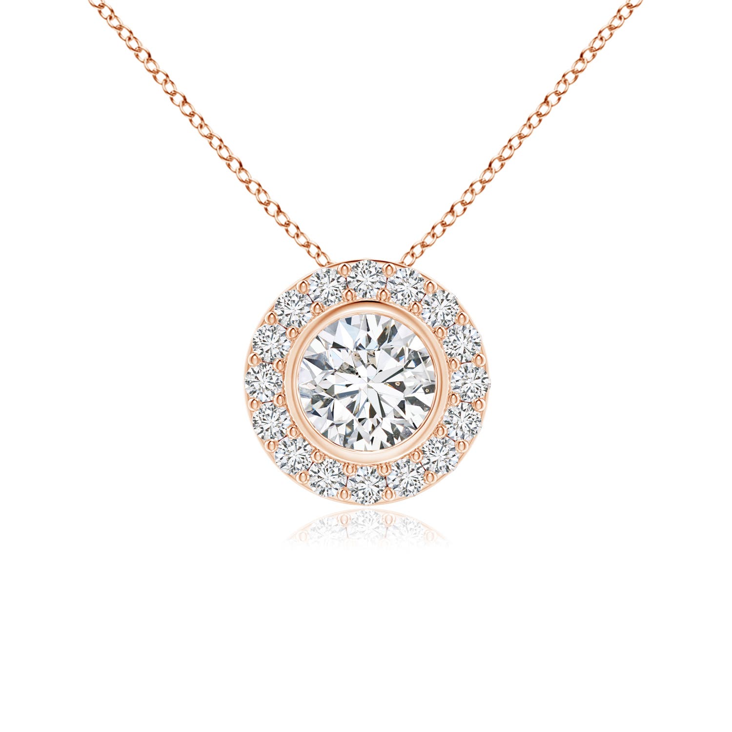 H, SI2 / 0.51 CT / 14 KT Rose Gold