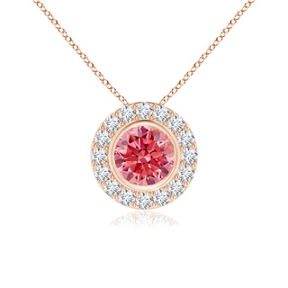 Round Fancy Intense, VS2 Pink Diamond