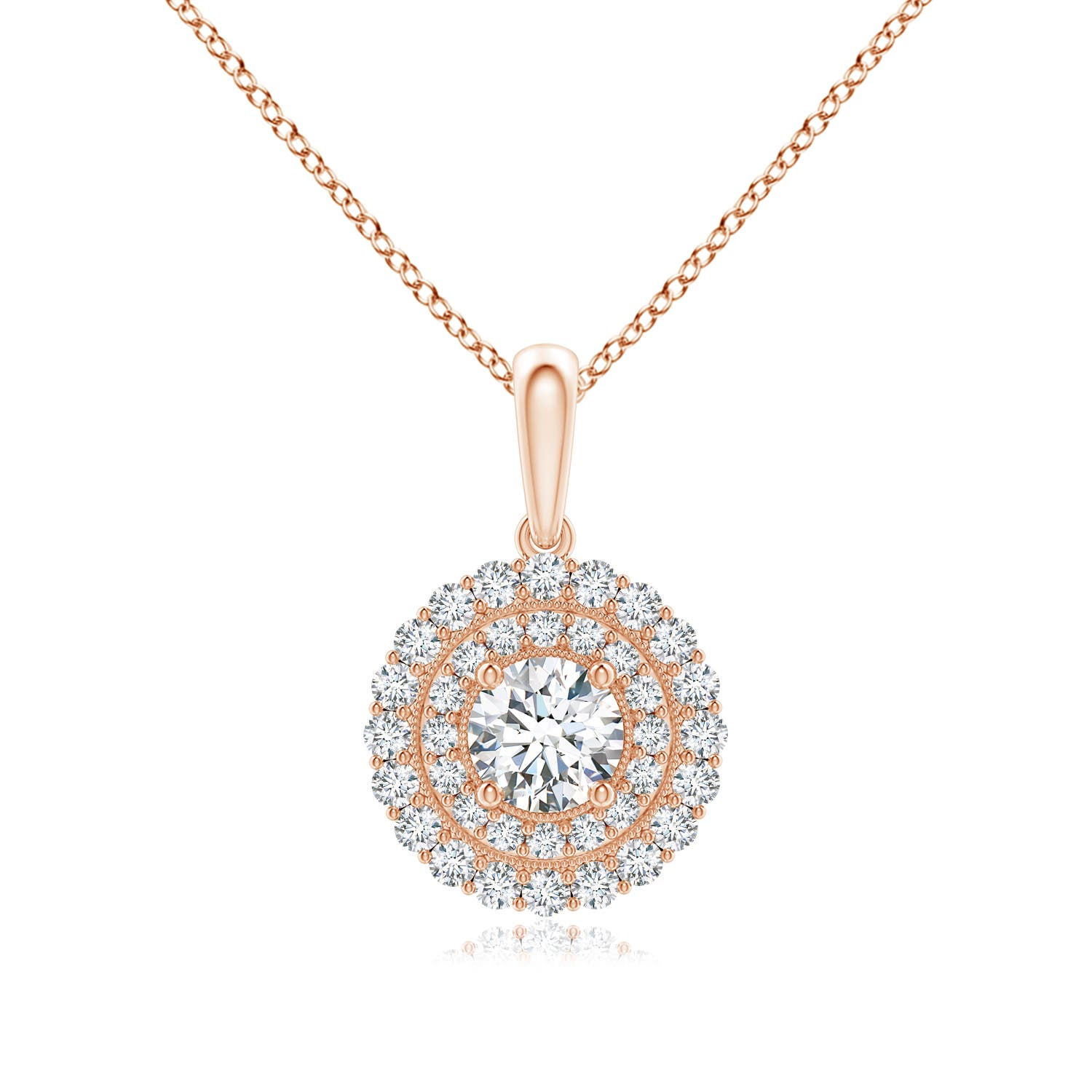 F-G, VS / 0.99 CT / 14 KT Rose Gold