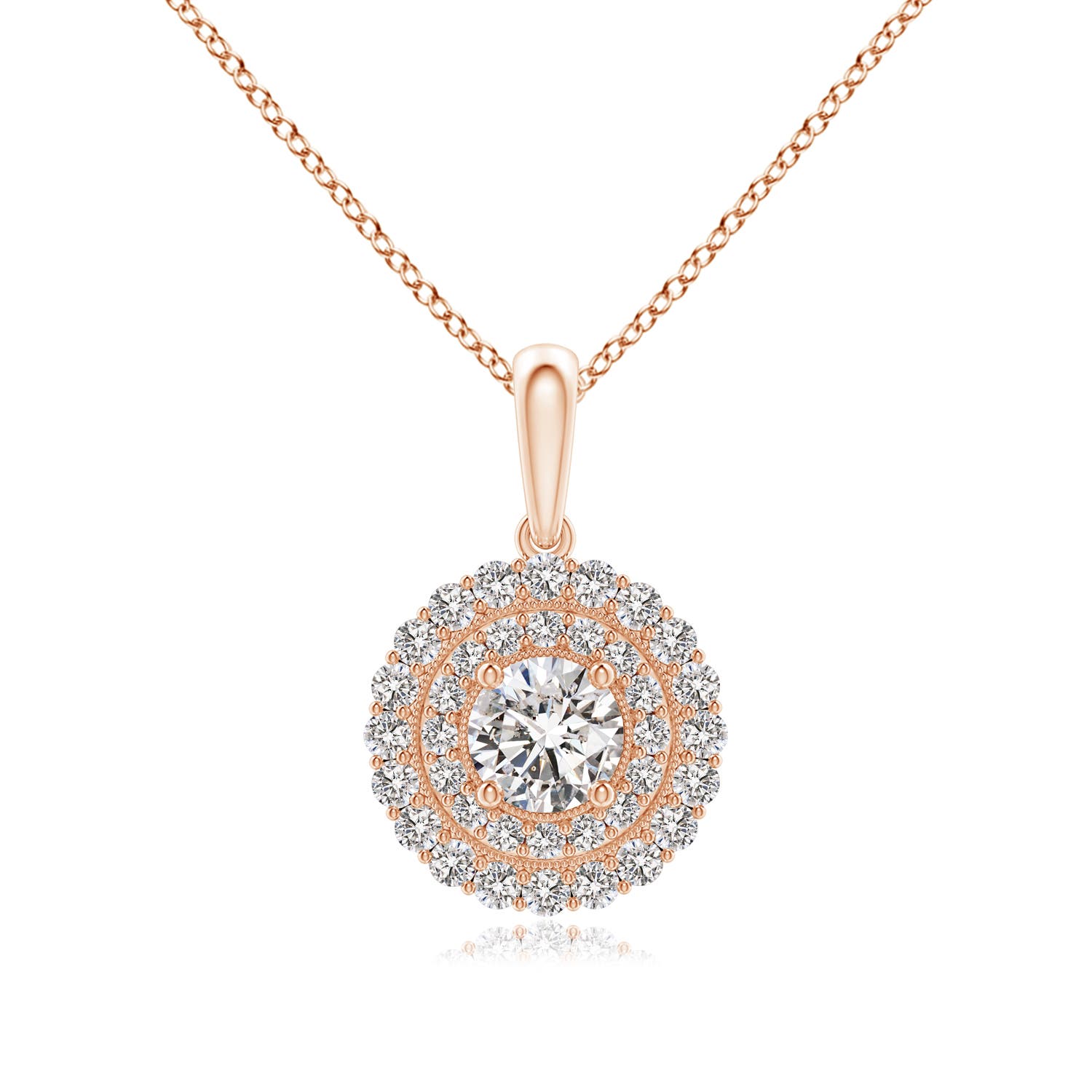 I-J, I1-I2 / 0.99 CT / 14 KT Rose Gold