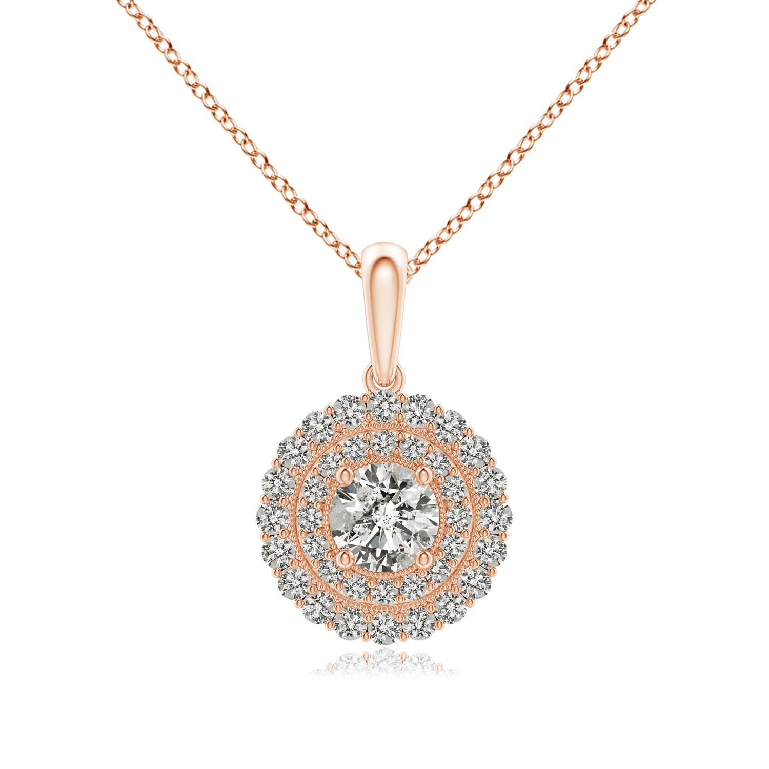 K, I3 / 0.99 CT / 14 KT Rose Gold