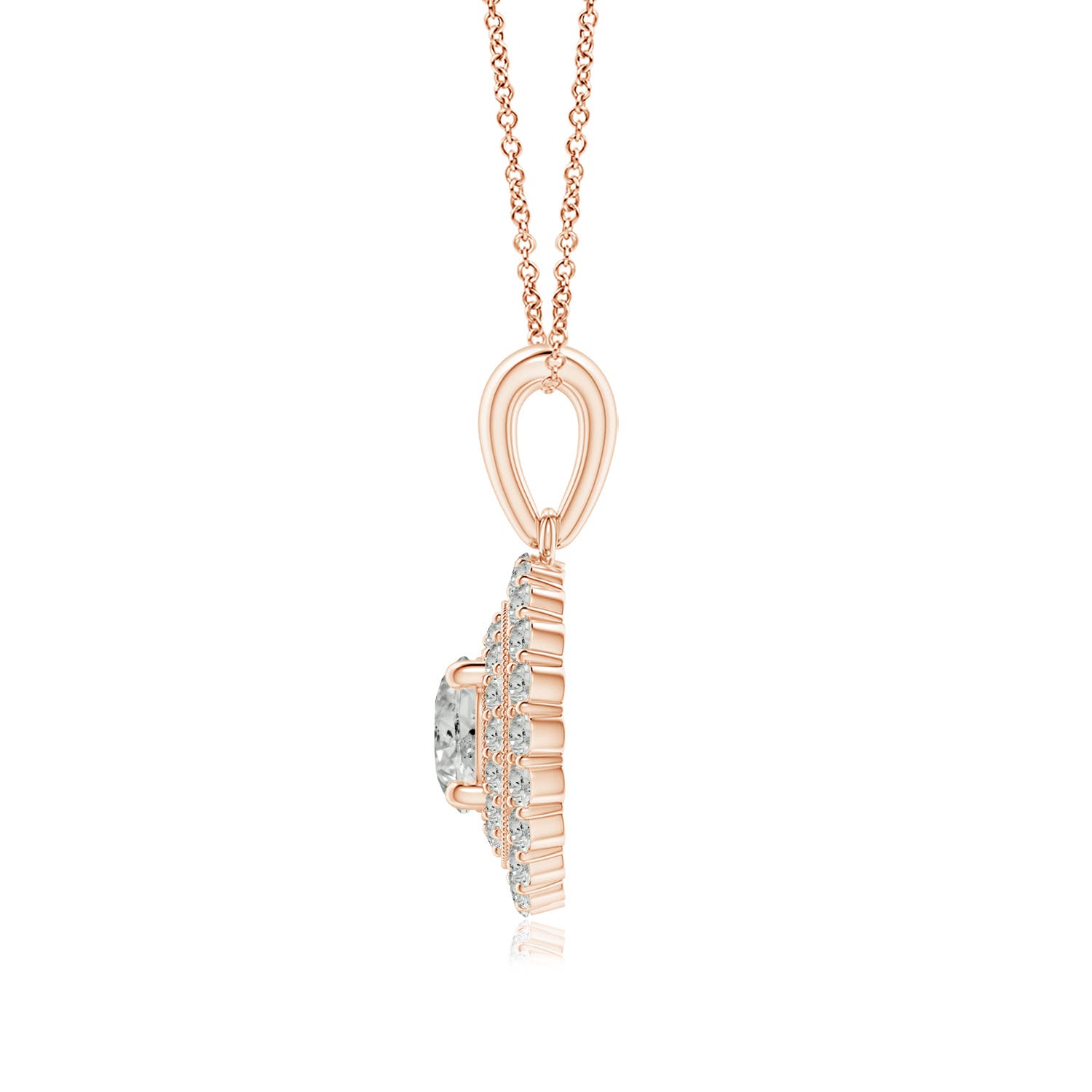 K, I3 / 0.99 CT / 14 KT Rose Gold