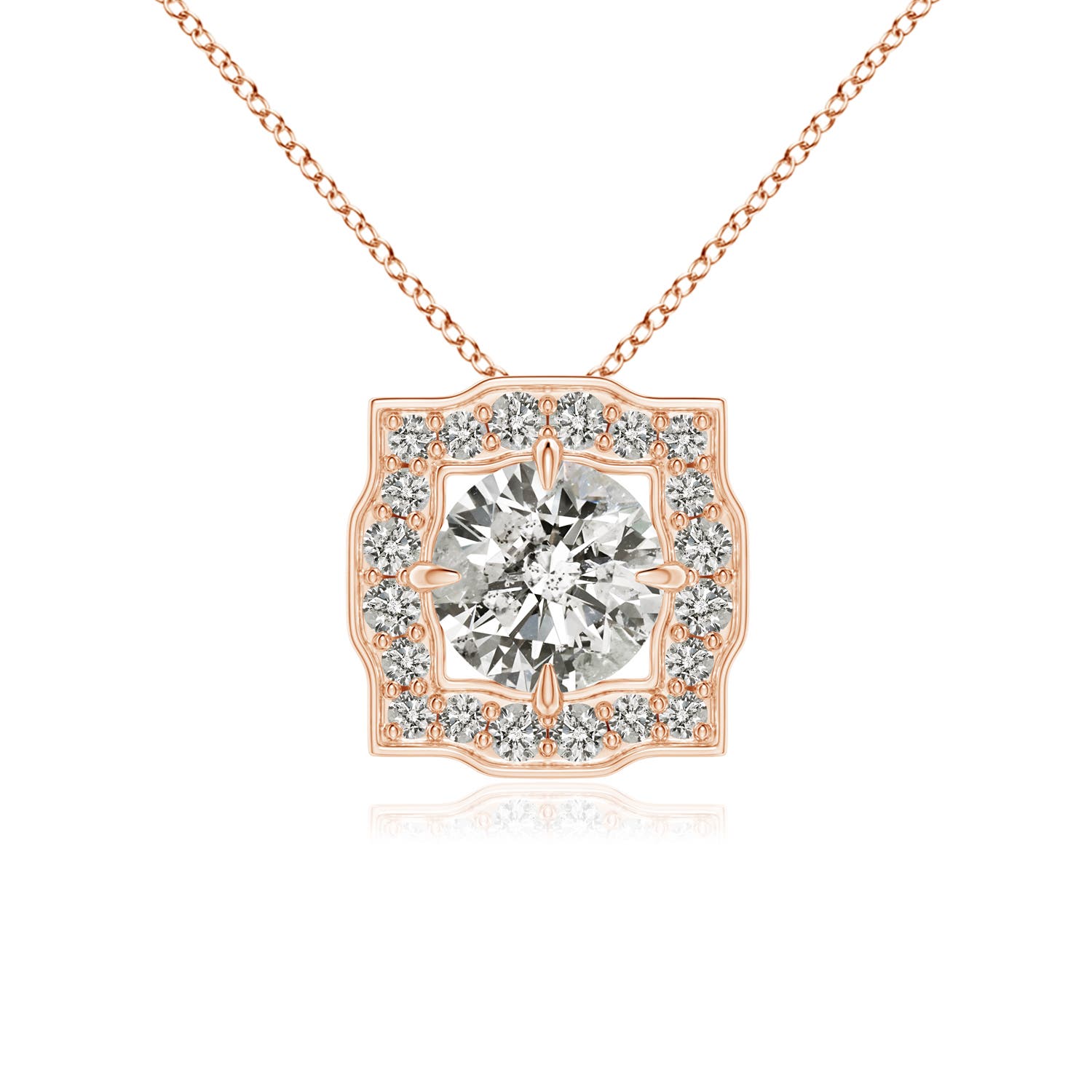 K, I3 / 0.51 CT / 14 KT Rose Gold