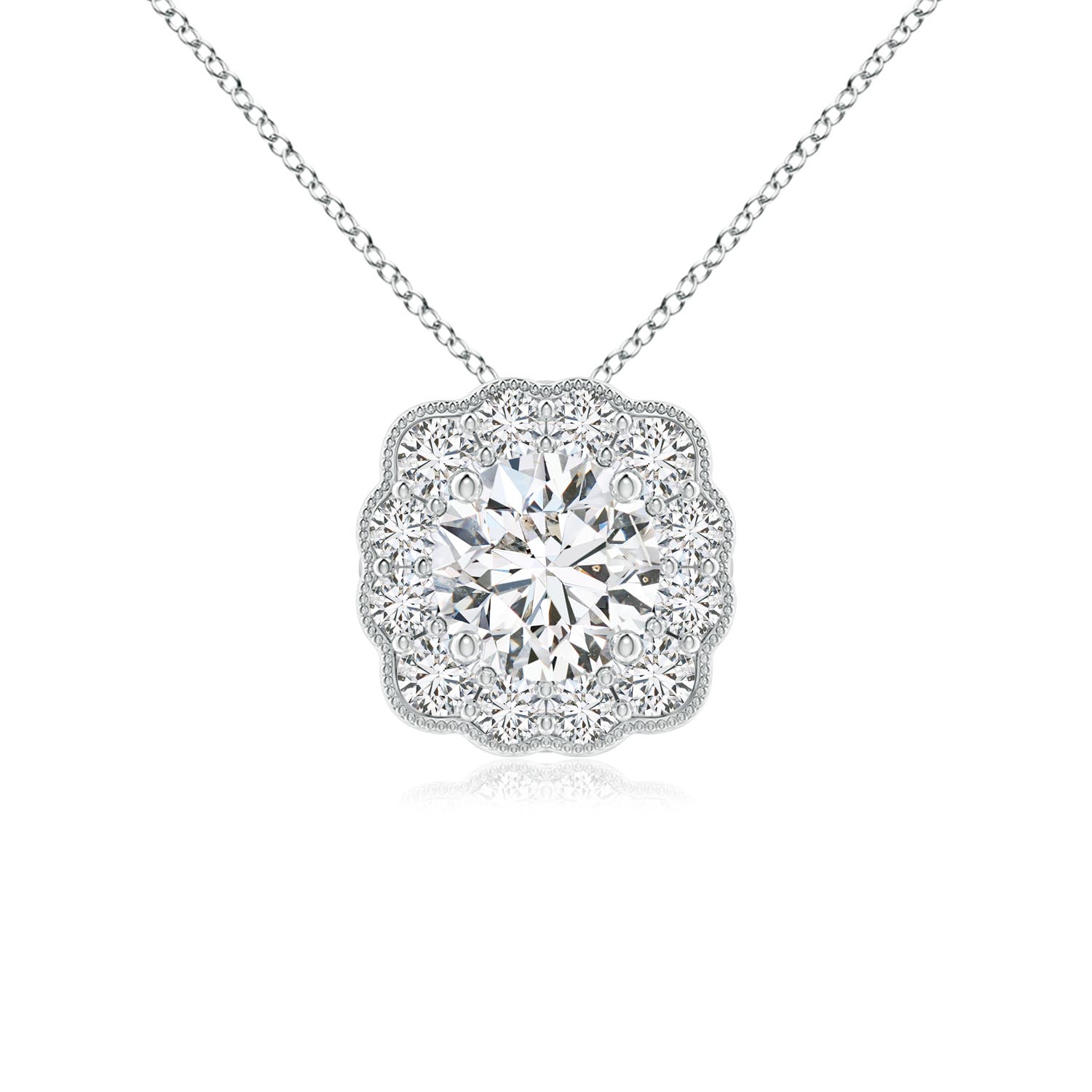 H, SI2 / 0.58 CT / 14 KT White Gold