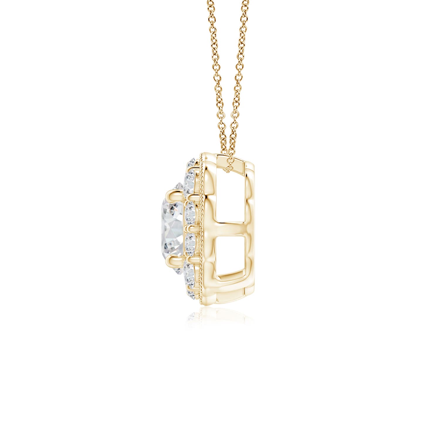 H, SI2 / 0.58 CT / 14 KT Yellow Gold