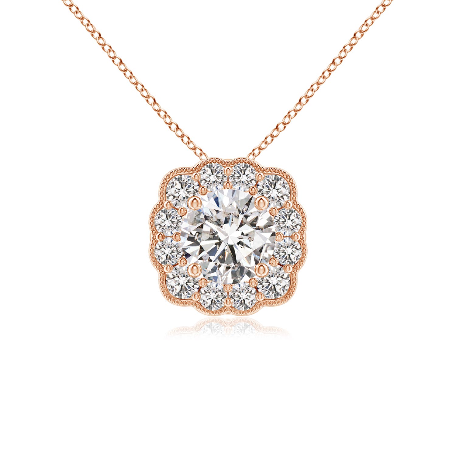 I-J, I1-I2 / 0.58 CT / 14 KT Rose Gold