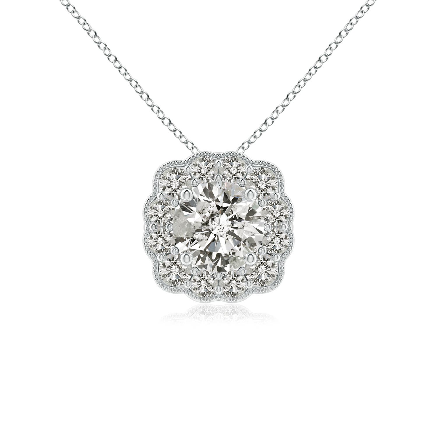 K, I3 / 0.58 CT / 14 KT White Gold