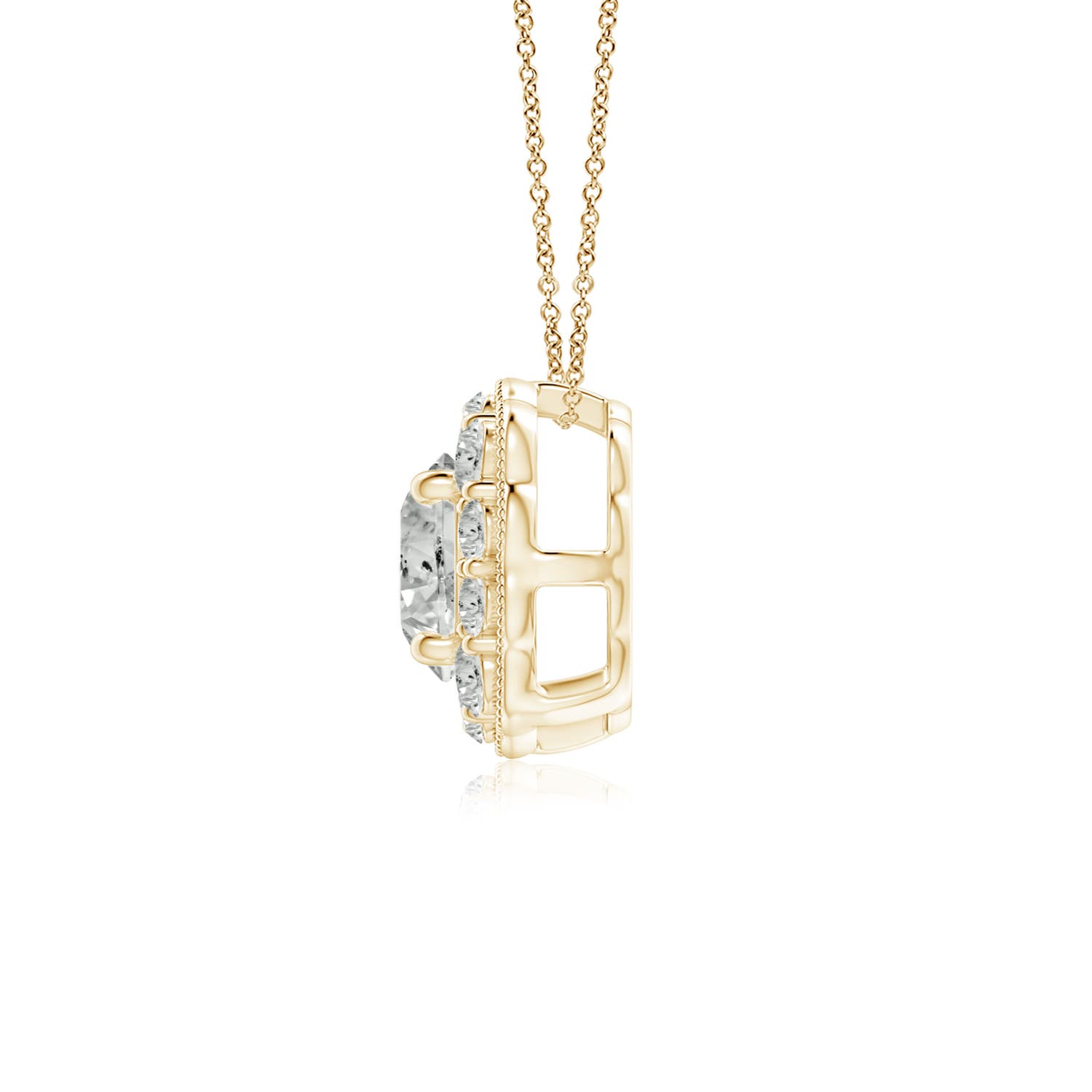 K, I3 / 0.58 CT / 14 KT Yellow Gold