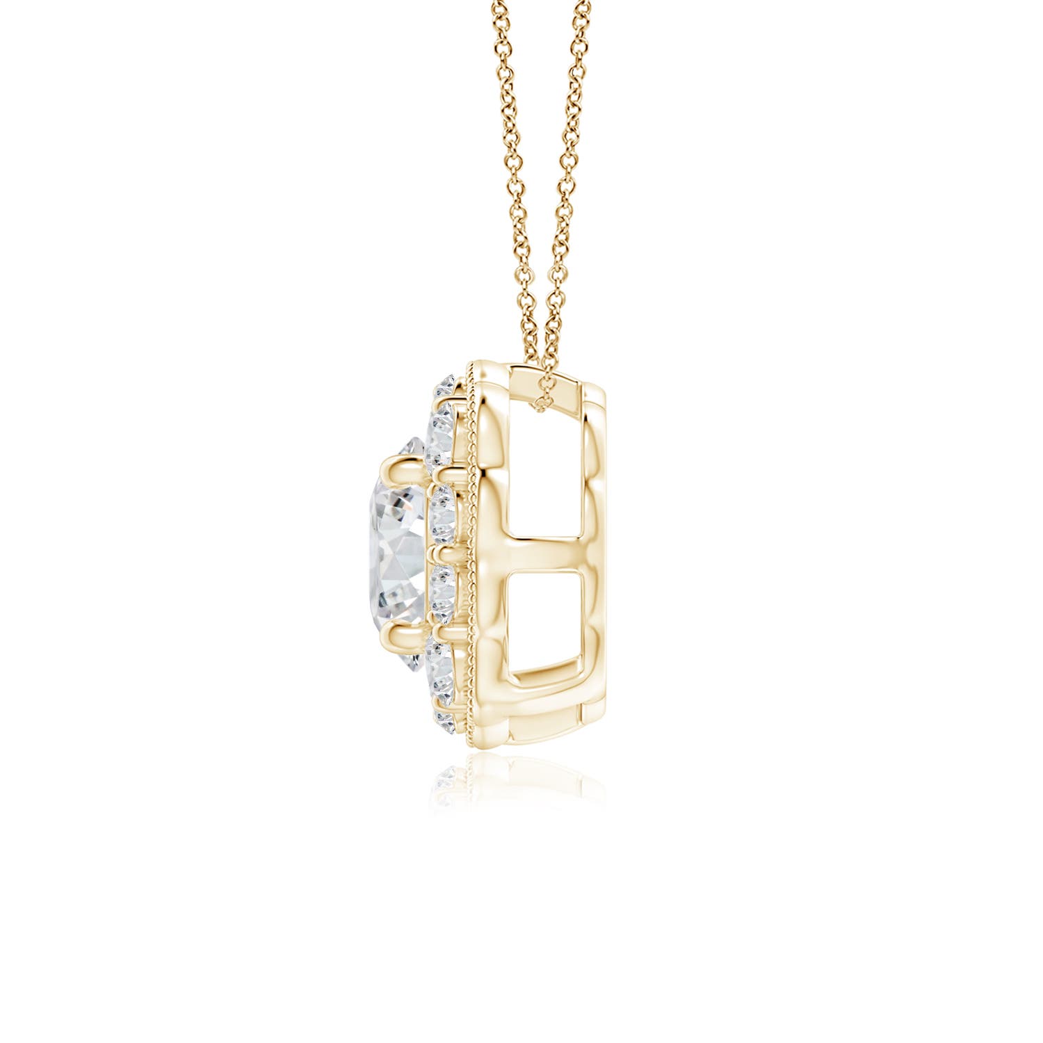 H, SI2 / 0.77 CT / 14 KT Yellow Gold