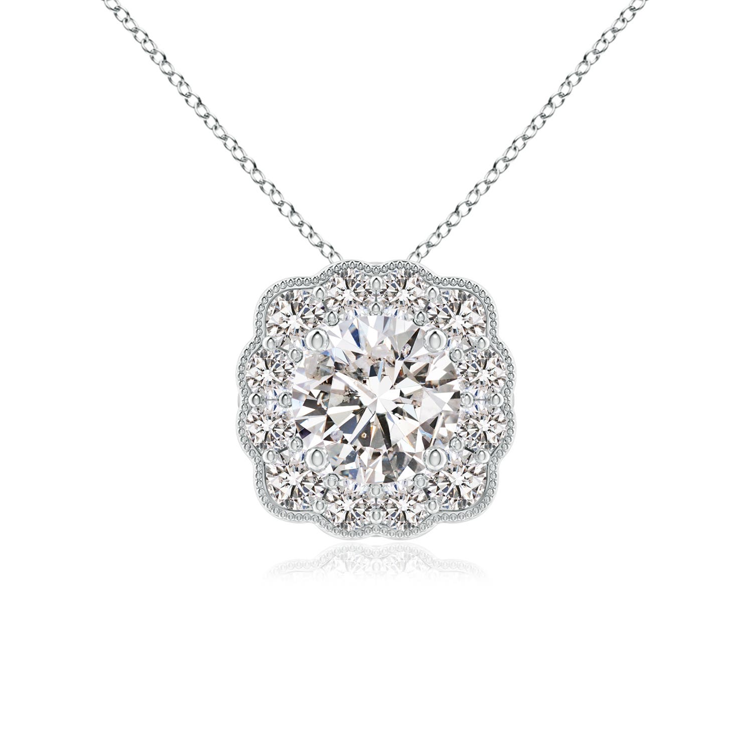 I-J, I1-I2 / 0.77 CT / 14 KT White Gold