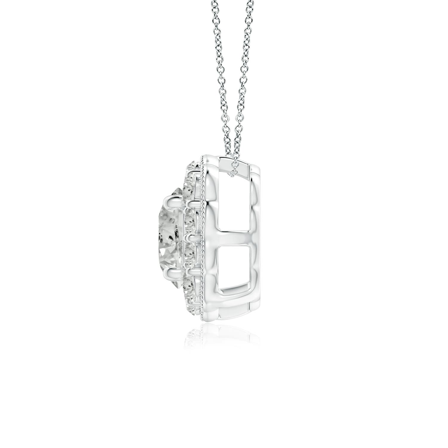 K, I3 / 0.77 CT / 14 KT White Gold