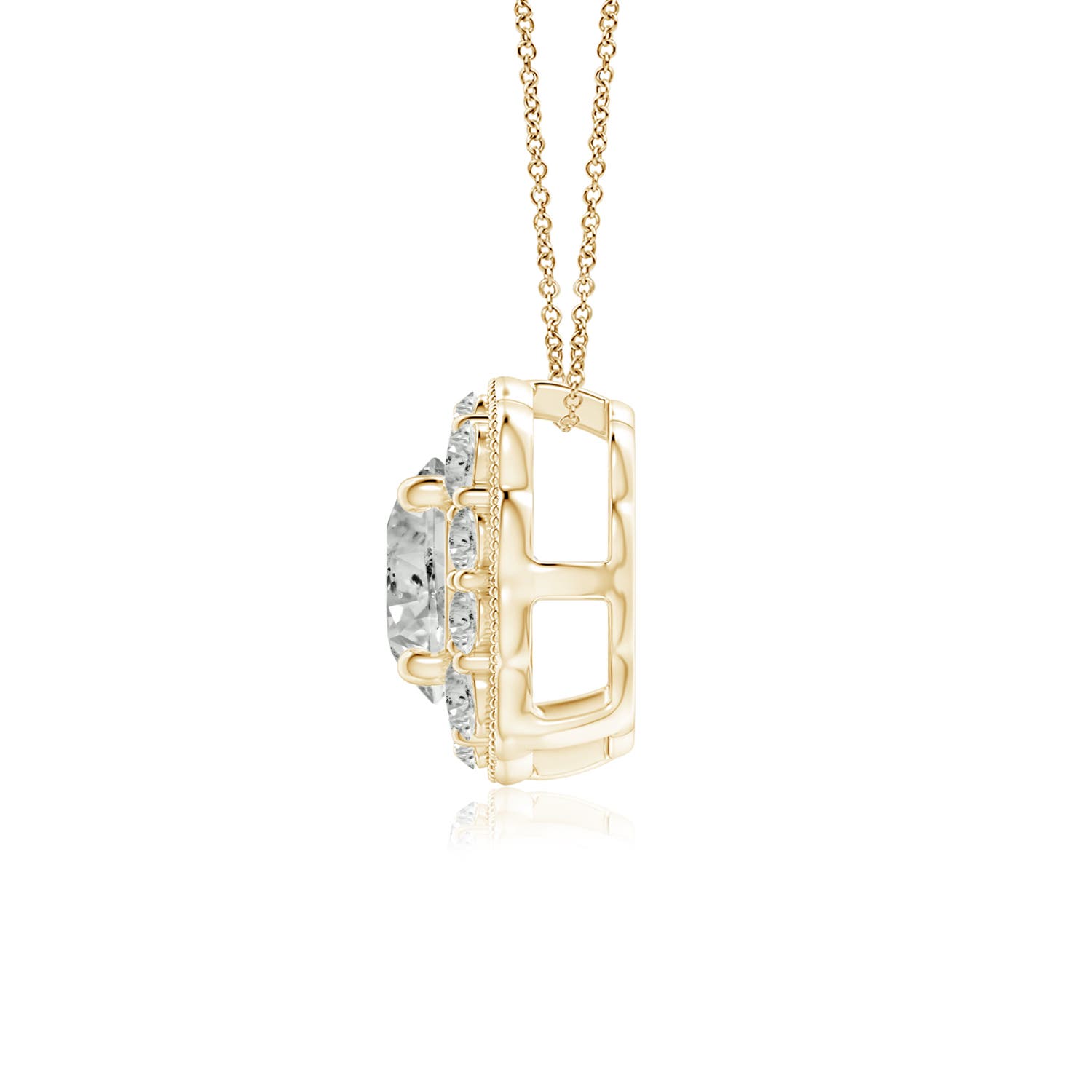 K, I3 / 0.77 CT / 14 KT Yellow Gold