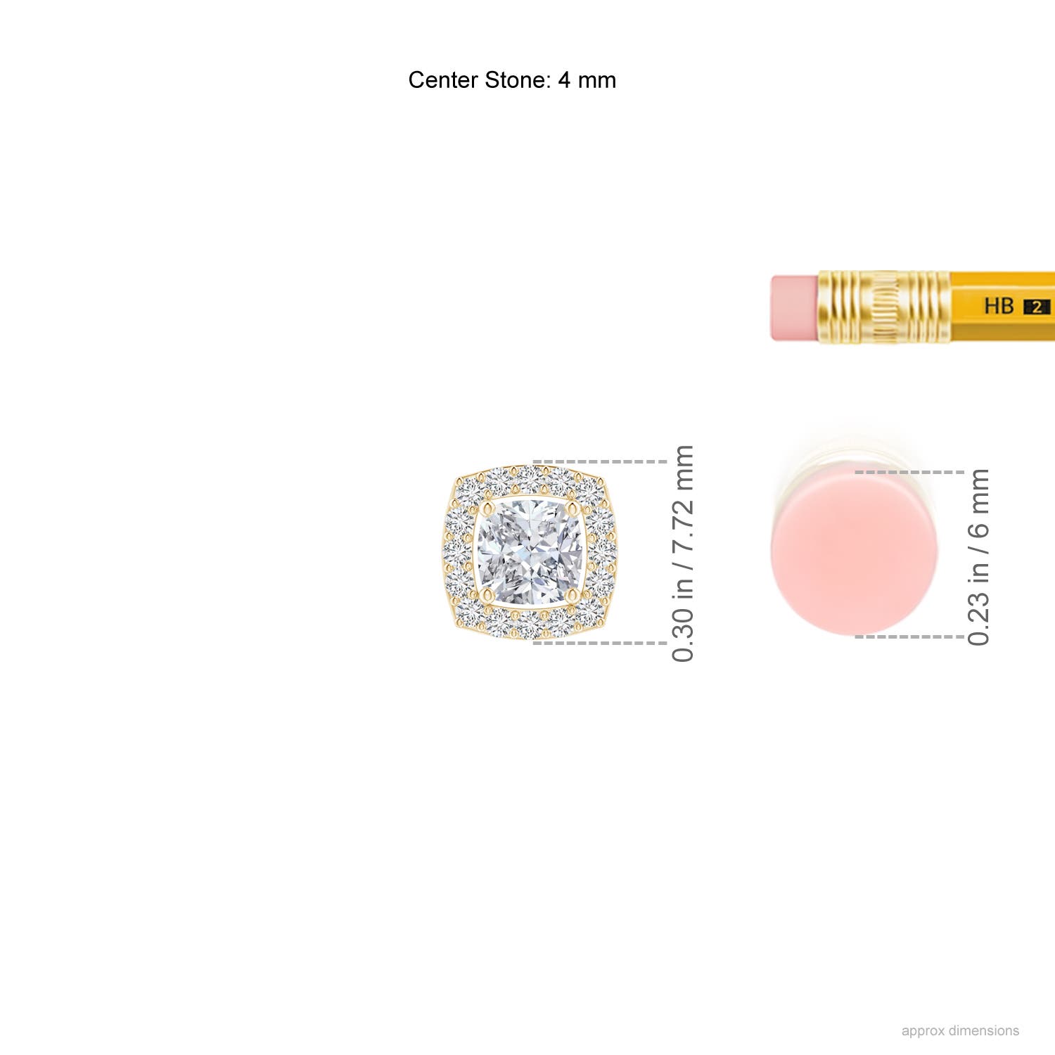 H, SI2 / 0.36 CT / 14 KT Yellow Gold