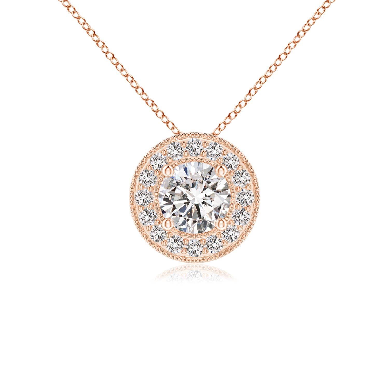 I-J, I1-I2 / 0.33 CT / 14 KT Rose Gold