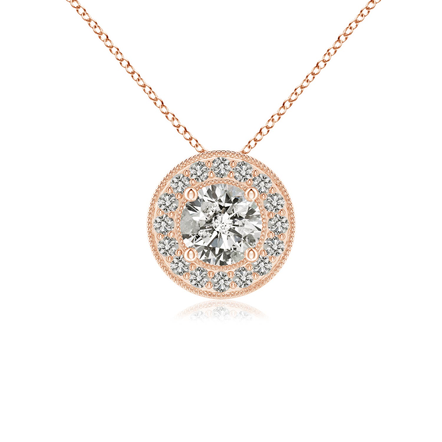 K, I3 / 0.33 CT / 14 KT Rose Gold