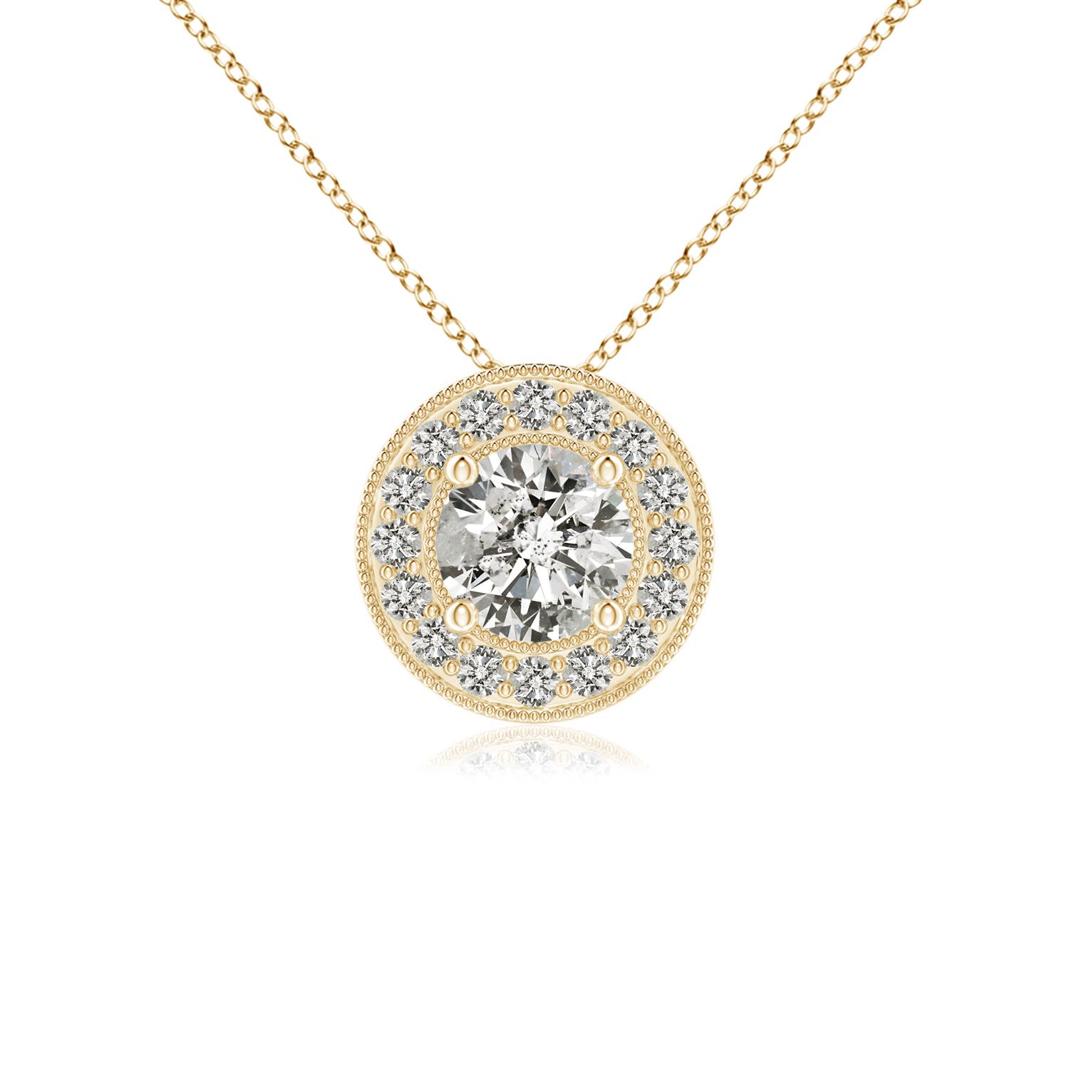 K, I3 / 0.33 CT / 14 KT Yellow Gold