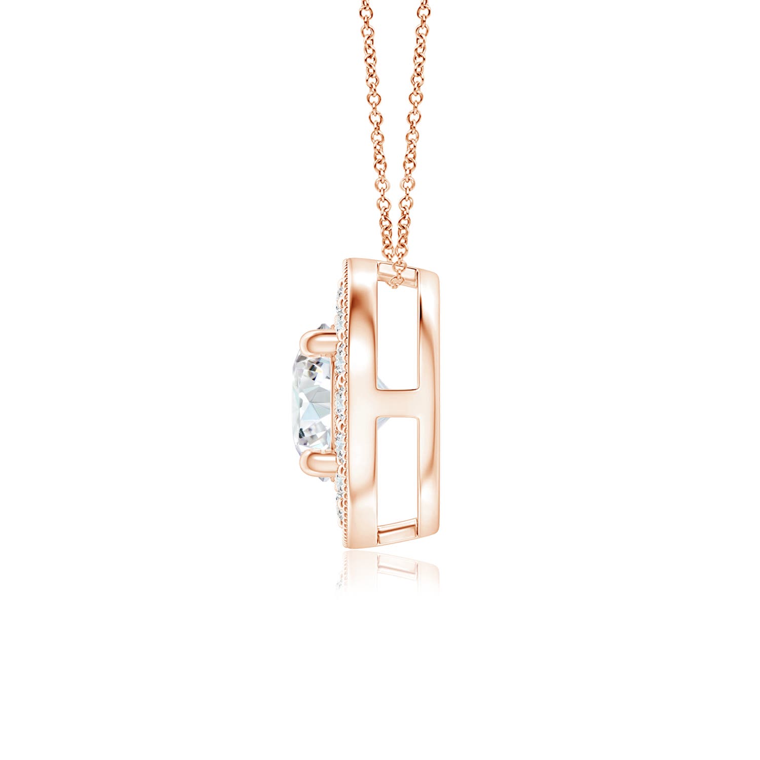 G, VS2 / 0.51 CT / 14 KT Rose Gold