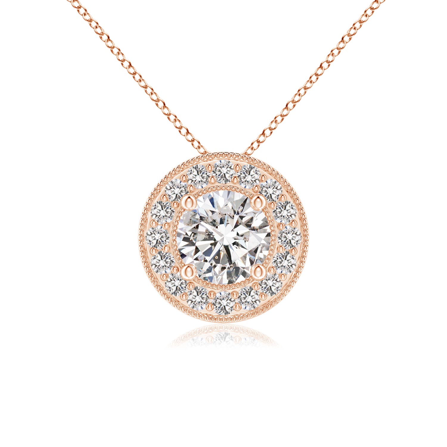 I-J, I1-I2 / 0.51 CT / 14 KT Rose Gold