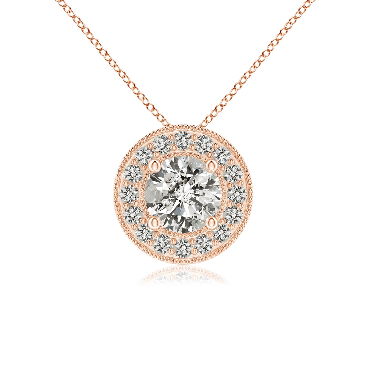 K, I3 / 0.51 CT / 14 KT Rose Gold