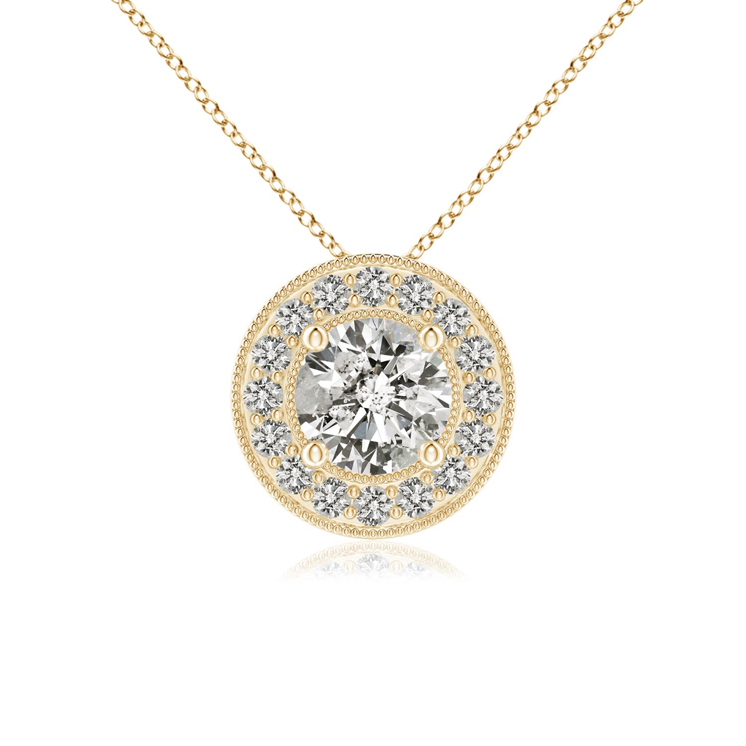 K, I3 / 0.51 CT / 14 KT Yellow Gold