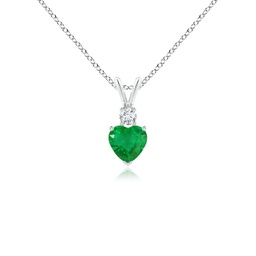 Solitaire Platinum Emerald Jewellery
