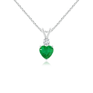 Heart AA Emerald