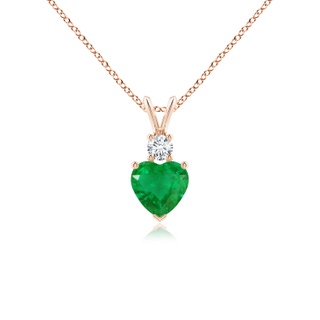 Heart AA Emerald