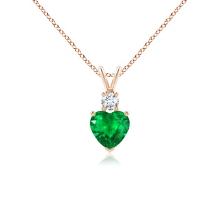 Heart AAA Emerald